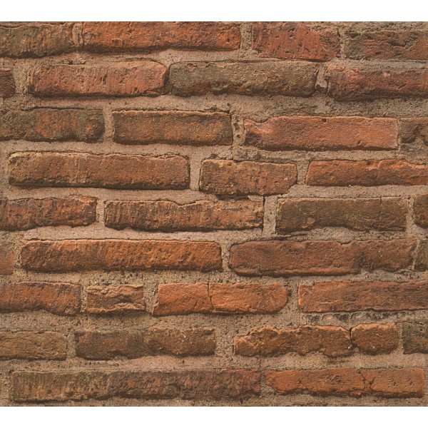 Tapeta Pomarańczowa Ceglana Ściana AS-Creation AS307471 - Sklep z Tapetami na ścianę Tapetydekoracje.pl