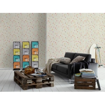 Tapeta strukturalna, barwne...