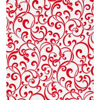 Tapeta Ornamenty Czerwone na Białym Tle Bravo 81028BR16 - Sklep z Tapetami na ścianę Tapetydekoracje.pl