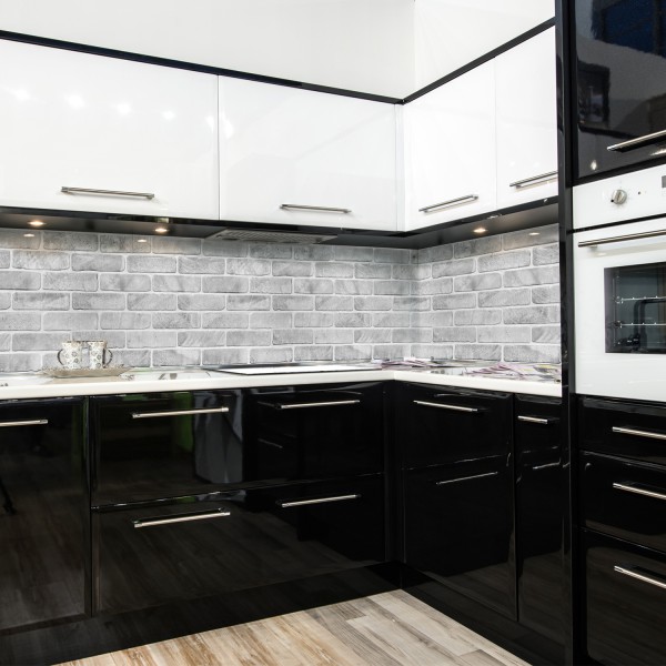 Panel PVC 14022 Cegła rustykalna szara (1025 x 495 mm)