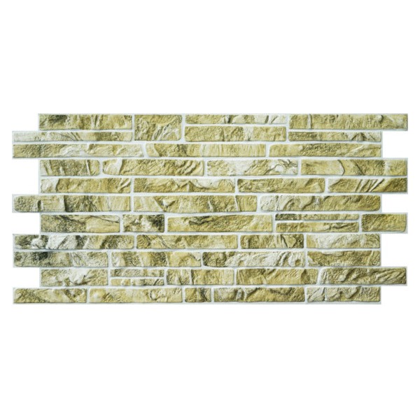 Panele Ścienne PCV 14043 Kamień Łupek Zielony (1020 x 495 mm) - Sklep z Panelami Ściennymi PCV Tapetydekoracje.pl
