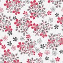 Tapeta Czerwone Kwiaty na Białym Tle "Trend Art 6" Sintra 485545 - Sklep z Tapetami na ścianę Tapetydekoracje.pl