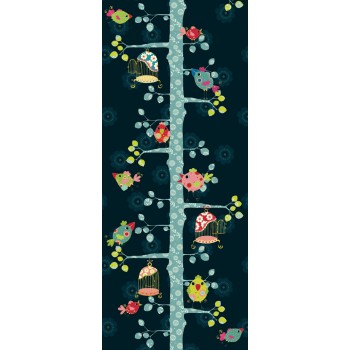 Fototapeta Drzewko z Ptakami  Komar 2-1715 LS My Size (92 x 220 cm) - Sklep z Fototapetami na ścianęTapetydekoracje.pl