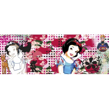 Fototapeta Królewna Śnieżka Różowa Komar 1-415 Charming Snow White (202 x 73 cm) - Sklep z Fototapetami na ścianęTapetydekoracje