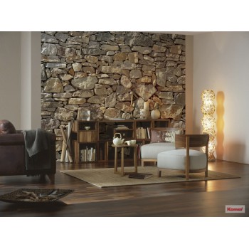 Fototapeta Ściana Kamienna Komar 8-727 Stone Wall (368 x 254 cm) - Sklep z Fototapetami na ścianęTapetydekoracje.pl