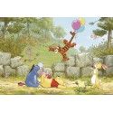 Fototapeta Kubuś Puchatek z Balonami Komar 8-460 Winnie Pooh Ballooning (368 x 254 cm) - Sklep z Fototapetami na ścianęTapetydek