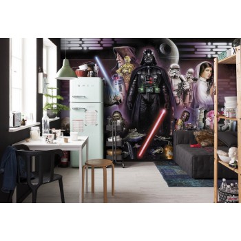 Fototapeta Gwiezdne Wojny Komar 8-482 Star Wars Darth Vader Collage (368 x 254 cm) - Sklep z Fototapetami na ścianęTapetydekorac