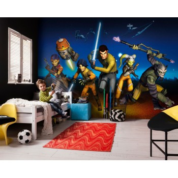 Fototapeta Gwiezdne Wojny Rebelianci Komar 8-486 Star Wars Rebels Run (368 x 254 cm) - Sklep z Fototapetami na ścianęTapetydekor