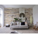 Fototapeta Ściana Drewniana Biała Komar 8-920 Whitewashed Wood (368 x 254 cm) - Sklep z Fototapetami na ścianęTapetydekoracje.pl