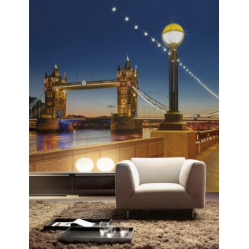 Fototapeta Most w Londynie Komar 8-927 Tower Bridge (368 x 254 cm) - Sklep z Fototapetami na ścianęTapetydekoracje.pl
