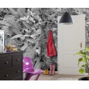 Fototapeta Rośliny Leśne Czarno Białe Komar 8-914 Forest Floor (368 x 254 cm) - Sklep z Fototapetami na ścianęTapetydekoracje.pl