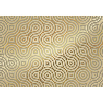 Fototapeta Meandry Złote Komar 8-940 Meander (368 x 254 cm) - Sklep z Fototapetami na ścianęTapetydekoracje.pl