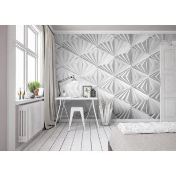 Fototapeta 3D Geometryczna Komar 8-204 Delta (368 x 254 cm) - Sklep z Fototapetami na ścianęTapetydekoracje.pl