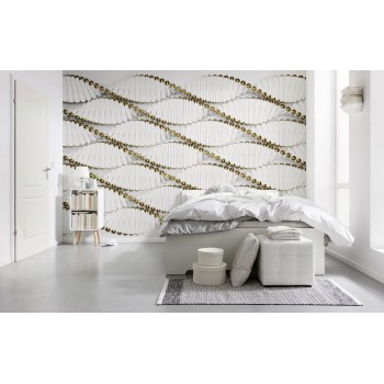 Fototapeta 3D Geometryczna Komar 8-205 Twist (368 x 254 cm) - Sklep z Fototapetami na ścianęTapetydekoracje.pl