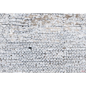 Fototapeta Cegła Biała Ściana Komar 8-881 White Brick (368 x 254 cm) - Sklep z Fototapetami na ścianęTapetydekoracje.pl