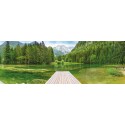 Fototapeta Jezioro Zielone Komar 4-538 Green Lake (368 x 127 cm) - Sklep z Fototapetami na ścianęTapetydekoracje.pl