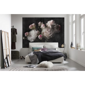 Fototapeta Kwiaty Róże Białe Komar 4-876 Eternity (254 x 184 cm) - Sklep z Fototapetami na ścianęTapetydekoracje.pl