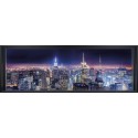 Fototapeta Miasto Nowy Jork Nocą Komar 4-877 Sparkling New York (368 x 127 cm) - Sklep z Fototapetami na ścianęTapetydekoracje.p
