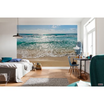 Fototapeta Plaża nad Morzem Komar 8-983 Seaside (368 x 254 cm) - Sklep z Fototapetami na ścianęTapetydekoracje.pl