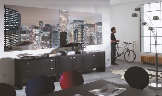 Fototapeta panoramicznego widoku na miasto